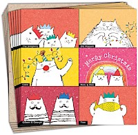 Zoomcats Greeting (charity pack)